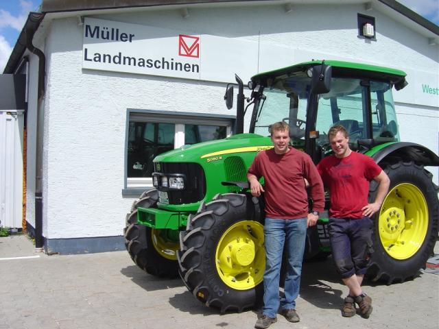 Erster John Deere Schlepper in Münchingen