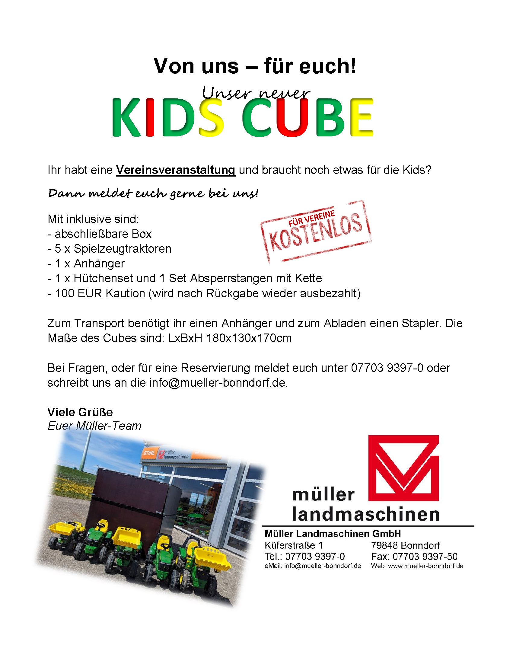 KidsCube für Vereine!