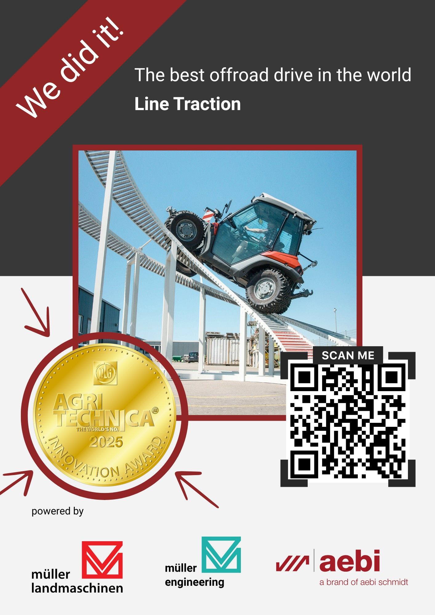 Wir gewinnen GOLD auf der Agritechnica!