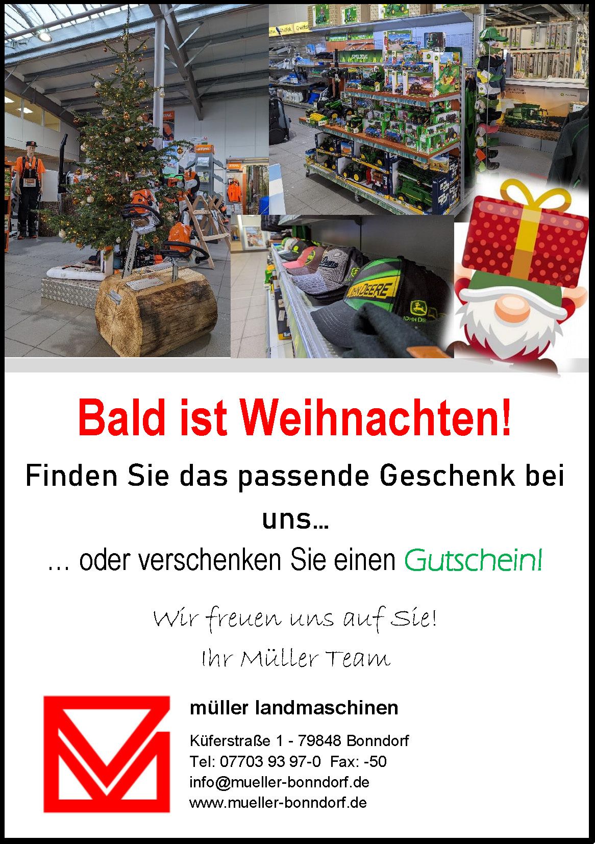 Bald ist Weihnachten....